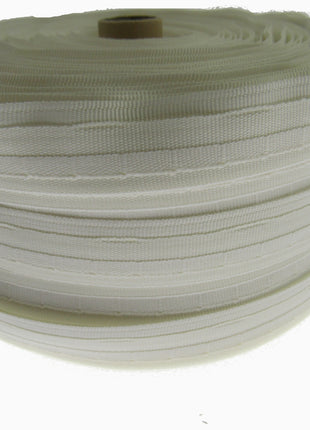 Roman Blind SIDE ENTRY Tubular Tape 19mm 3/4 Inch Wide Cream RB0191-100 - ThreadandTrimmings