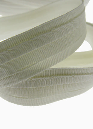 Roman Blind SIDE ENTRY Tubular Tape 19mm 3/4 Inch Wide Cream RB0191-100 - ThreadandTrimmings