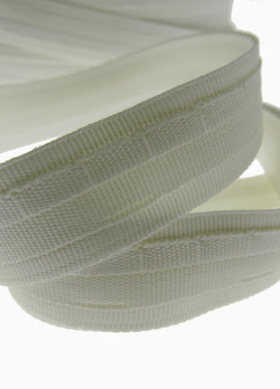 Roman Blind SIDE ENTRY Tubular Tape 19mm 3/4 Inch Wide Cream RB0191-100 - ThreadandTrimmings