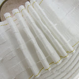 Curtain Header Pencil Pleat Tape Gold Line High Weft Density 75mm 3 Inch Wide