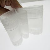 Curtain Header Wave Tape Translucent - 75mm 3 Inch Wide - 2 Pocket Rows - MWT750