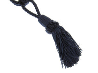 Pair Curtain Tie Backs Twisted Braid Rope with 11cm Tassel 2 Tiebacks 10 Colours