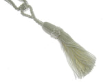Pair Curtain Tie Backs Twisted Braid Rope with 11cm Tassel 2 Tiebacks 10 Colours
