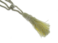 Pair Curtain Tie Backs Twisted Braid Rope with 11cm Tassel 2 Tiebacks 10 Colours
