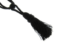 Pair Curtain Tie Backs Twisted Braid Rope with 11cm Tassel 2 Tiebacks 10 Colours