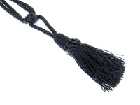 Pair Curtain Tie Backs Twisted Braid Rope with 11cm Tassel 2 Tiebacks 10 Colours
