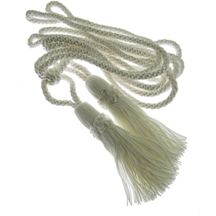 Pair Curtain Tie Backs Twisted Braid Rope with 11cm Tassel 2 Tiebacks 10 Colours - ThreadandTrimmings