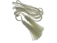 Pair Curtain Tie Backs Twisted Braid Rope with 11cm Tassel 2 Tiebacks 10 Colours