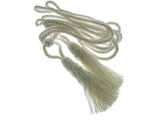 Pair Curtain Tie Backs Twisted Braid Rope with 11cm Tassel 2 Tiebacks 10 Colours