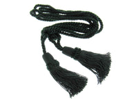 Pair Curtain Tie Backs Twisted Braid Rope with 11cm Tassel 2 Tiebacks 10 Colours