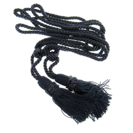 Pair Curtain Tie Backs Twisted Braid Rope with 11cm Tassel 2 Tiebacks 10 Colours - ThreadandTrimmings