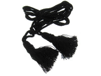 Pair Curtain Tie Backs Twisted Braid Rope with 11cm Tassel 2 Tiebacks 10 Colours