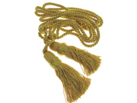 Pair Curtain Tie Backs Twisted Braid Rope with 11cm Tassel 2 Tiebacks 10 Colours