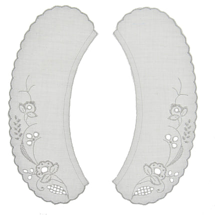 Broderie Anglaise Lace Collars – 9 Styles White & Cream Detachable Vintage - ThreadandTrimmings