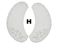 Broderie Anglaise Lace Collars – 9 Styles White & Cream Detachable Vintage