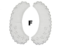 Broderie Anglaise Lace Collars – 9 Styles White & Cream Detachable Vintage