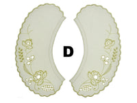 Broderie Anglaise Lace Collars – 9 Styles White & Cream Detachable Vintage