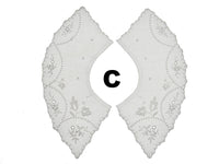 Broderie Anglaise Lace Collars – 9 Styles White & Cream Detachable Vintage