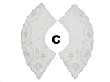 Broderie Anglaise Lace Collars – 9 Styles White & Cream Detachable Vintage