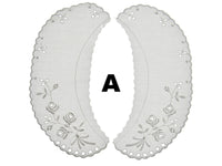 Broderie Anglaise Lace Collars – 9 Styles White & Cream Detachable Vintage