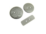 Heavy Curtain Lead Pennyweights Sew-In Hem Weights – Round & Oblong – Packs 5–10