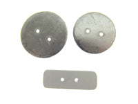 Heavy Curtain Lead Pennyweights Sew-In Hem Weights – Round & Oblong – Packs 5–10