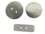 Heavy Curtain Lead Pennyweights Sew-In Hem Weights – Round & Oblong – Packs 5–10