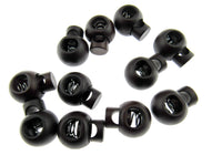 Cord Lock Spring Toggles - 6mm Wide Hole For Shock Bungee Elastic 8 Cols CE20