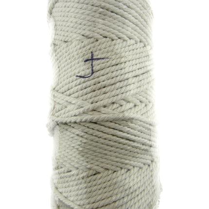 Unbleached Macrame Cotton Piping Cord - 1 Kilo Rolls - 4 Sizes - 100% Cotton - ThreadandTrimmings
