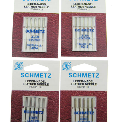Leather Sewing Machine Needles by Schmetz - ThreadandTrimmings