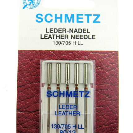 Leather Sewing Machine Needles by Schmetz - ThreadandTrimmings
