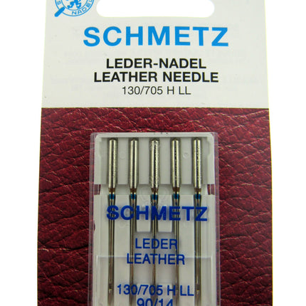 Leather Sewing Machine Needles by Schmetz - ThreadandTrimmings