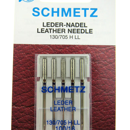 Leather Sewing Machine Needles by Schmetz - ThreadandTrimmings