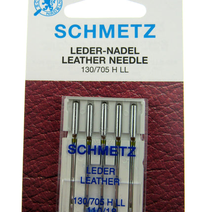 Leather Sewing Machine Needles by Schmetz - ThreadandTrimmings