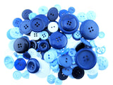 Mixed Assorted Craft Buttons - 25 Grams of Mixed Shape Loose Craft Buttons