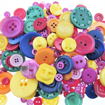 Mixed Assorted Craft Buttons for Fun & Keeping the Kids Busy - ThreadandTrimmings