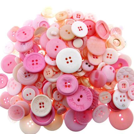 Mixed Assorted Craft Buttons for Fun & Keeping the Kids Busy - ThreadandTrimmings