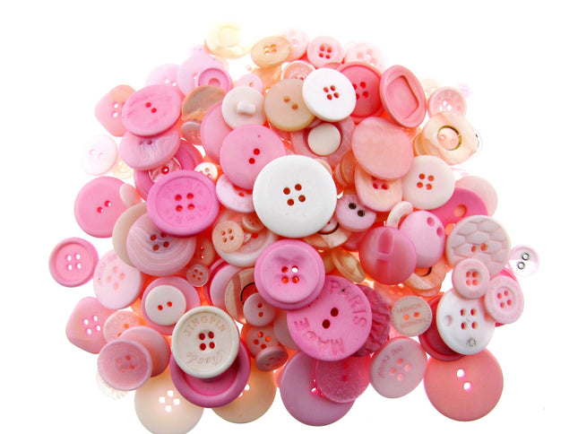 Mixed Assorted Craft Buttons for Fun & Keeping the Kids Busy - ThreadandTrimmings
