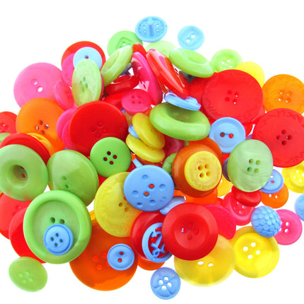 Mixed Assorted Craft Buttons for Fun & Keeping the Kids Busy - ThreadandTrimmings