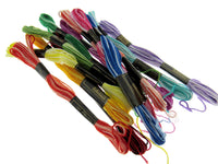 Variegated Embroidery Thread Skeins  - 12 Colours - 8m Per Skein - 100% Cotton