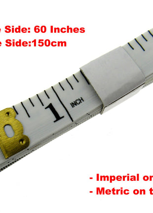 Sewing Tape Measure to Measure Waist Height Inside Leg Fiberglass Tape Measure - ThreadandTrimmings