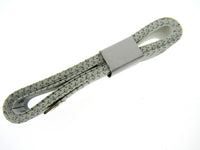 Tape measure on a white background
