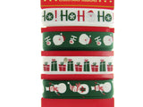 Mixed Christmas Ribbon by Italian Options - 12mm x 4 Designs x 2m Lengths