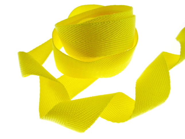 Soft Cotton Rich Webbing with Herringbone Twill - Make Straps For Bags 38mm Wide - ThreadandTrimmings