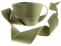 Soft Cotton Rich Webbing with Herringbone Twill - Make Straps For Bags 38mm Wide