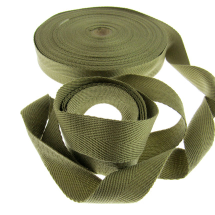 38mm Mushroom colour Webbing unravelled