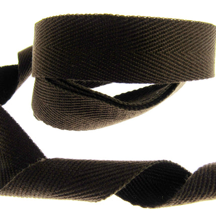 Soft Cotton Rich Webbing with Herringbone Twill - Make Straps For Bags 38mm Wide - ThreadandTrimmings