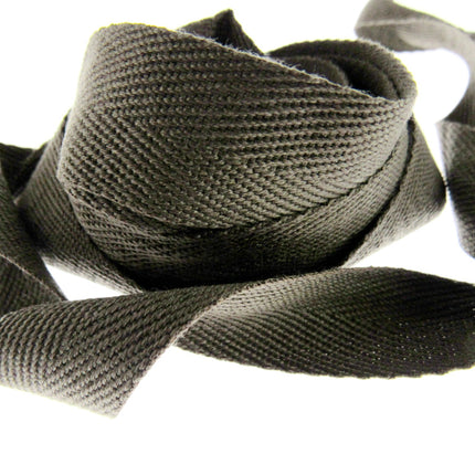 Soft Cotton Rich Webbing with Herringbone Twill - Make Straps For Bags 38mm Wide - ThreadandTrimmings