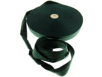 38mm Bottle Green colour Webbing unravelled