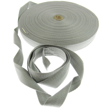 38mm Silver Grey colour Webbing unravelled